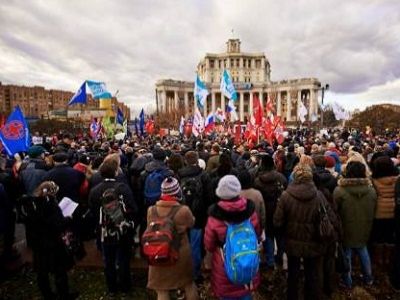 Митинг против развала здравоохранения, 2.11.2014. Публикуется в блоге автора