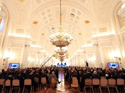 Заслушивание послания Путина Федеральному Собранию. Источник - kremlin.ru