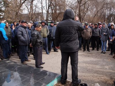 Митинг таксистов. Фото: Александр Воронин, Каспаров.Ru