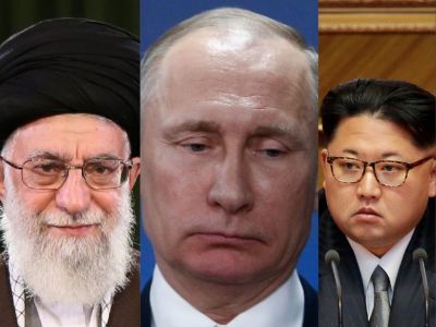 Али Хаманеи, Владимир Путин, Ким Чен Ын. Источник - 7days.us Али Хаманеи, Владимир Путин, Ким Чен Ын. Источник - 7days.us