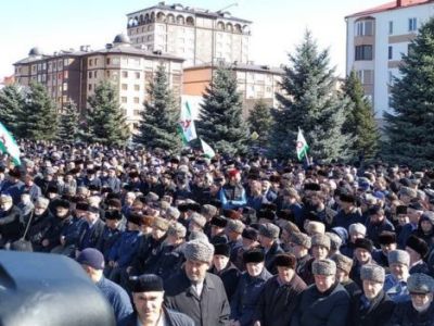 Митинг в центре Магаса 26.03.2019. Фото: FORTANGA.ORG