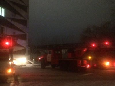 Пожар в наркологическом диспансере Тюмени. Фото: ГУ МЧС РФ по Тюменской области