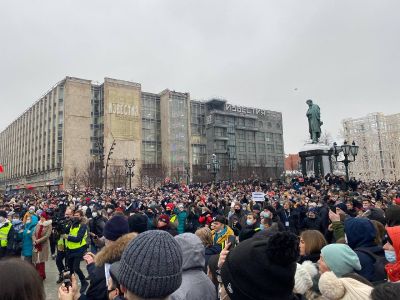 Акция 23 января в Москве. Фото: Каспаров.Ru | Глеб Корпи