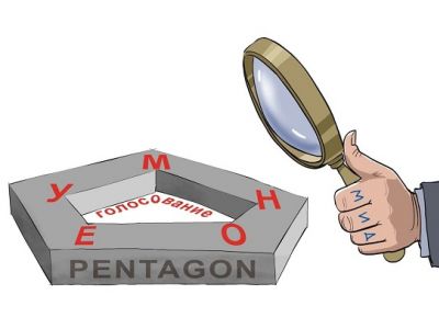 МИД РФ, "умное голосование" и Пентагон. Карикатура С.Елкина: dw.com