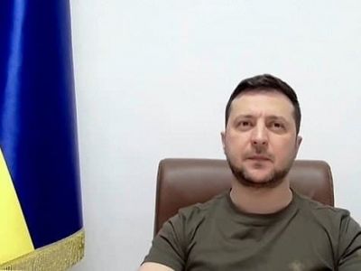 Владимир Зеленский, обращение к парламенту Великобритании, 8.03.22. Скрин видео: t.me/chtede