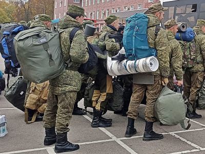 Мобилизованные. Фото: Александр Воронин, Каспаров.Ru